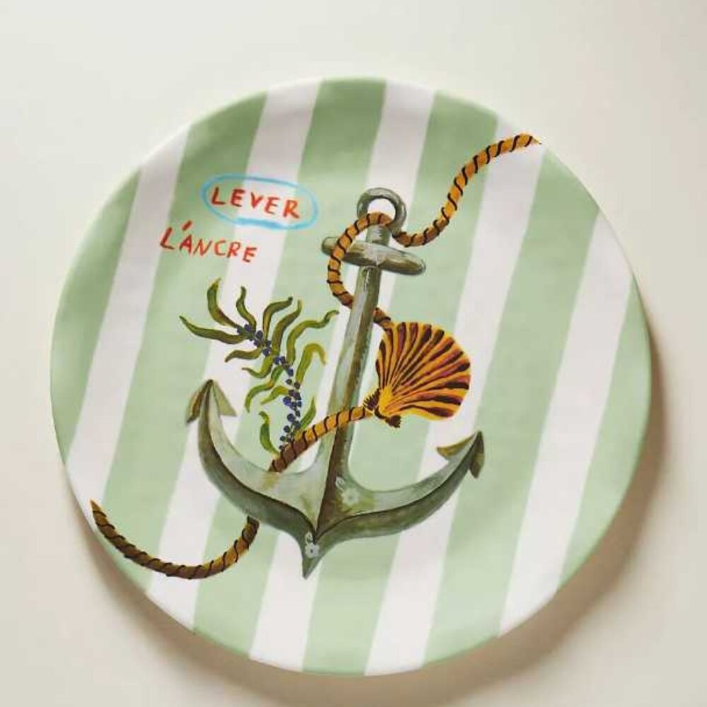 Anthropologie By the Sea Dessert Plate